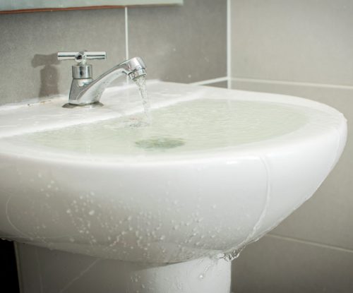 Clogged-Sink